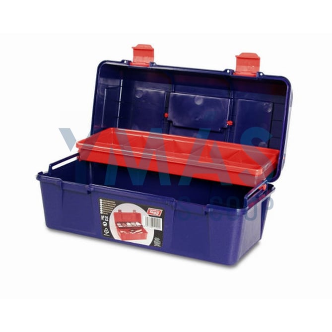 CAJA HERRAMIENTAS PLASTICO Nº22 356X184X163