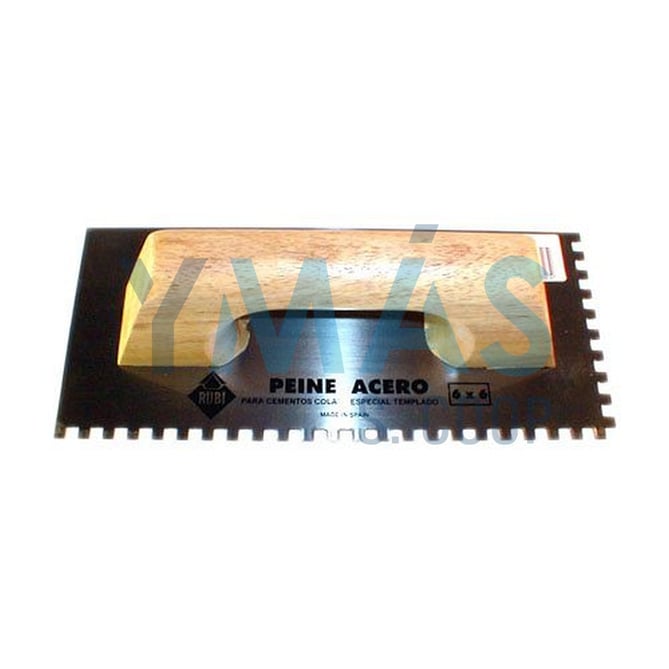 PEINE RUBI 6X6 28CM