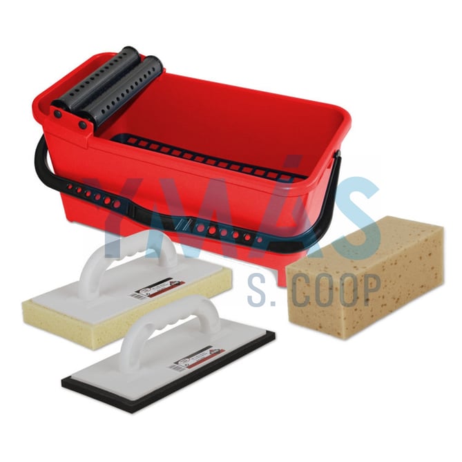 KIT LIMPIEZA RUBICLEN ECO CUBETA+2TALOCHAS+ESPONJA