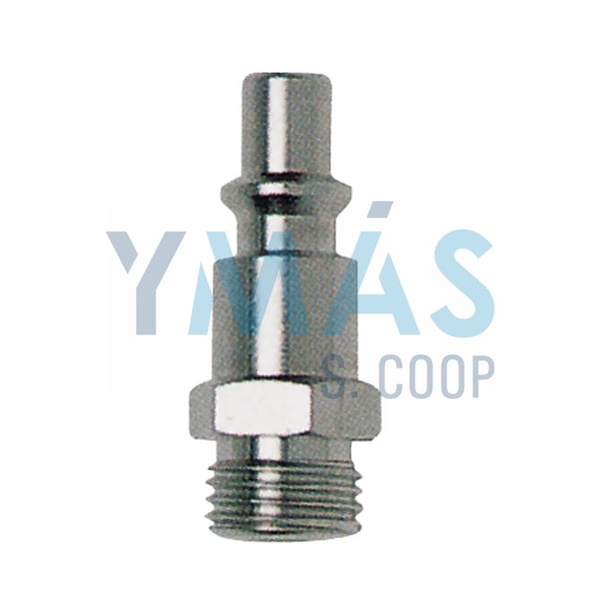 ADAPTADOR RAPIDO UNIVERSAL NEUMATICO 1/4" MACHO