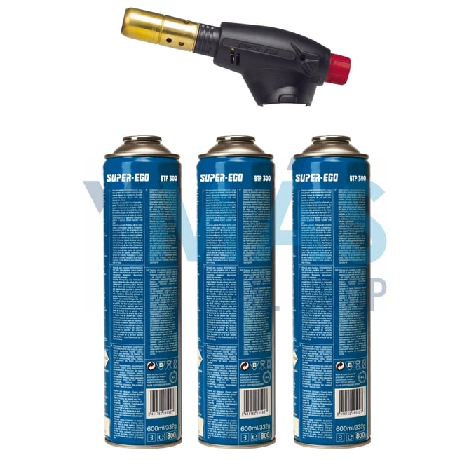 SOPLETE ROFIRE PIEZO + 3 CARGAS 600ML