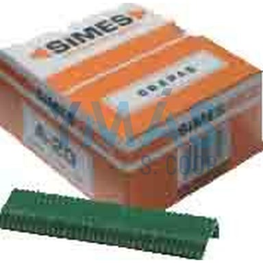 GRAPA CERCAS A-18 PLASTIFICADA VERDE 1000UDS
