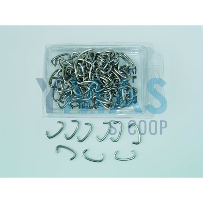 GRAPA ACERO INOX 3MM MOREDA C/100
