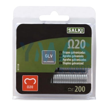 GRAPA CERCAS A-20 GALVANIZADA 200 UNDS.