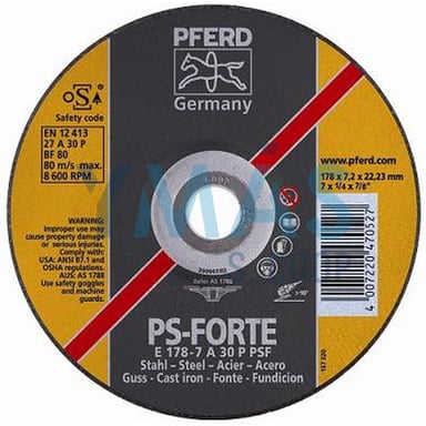 DISCO DESBASTE E230-7 A30 PPSF PFERD
