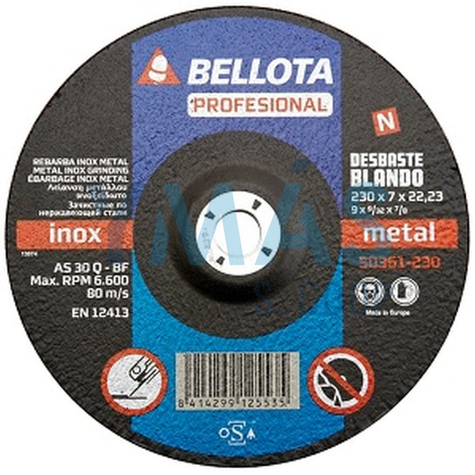 DISCO ABRASIVO 50361-180X6MM