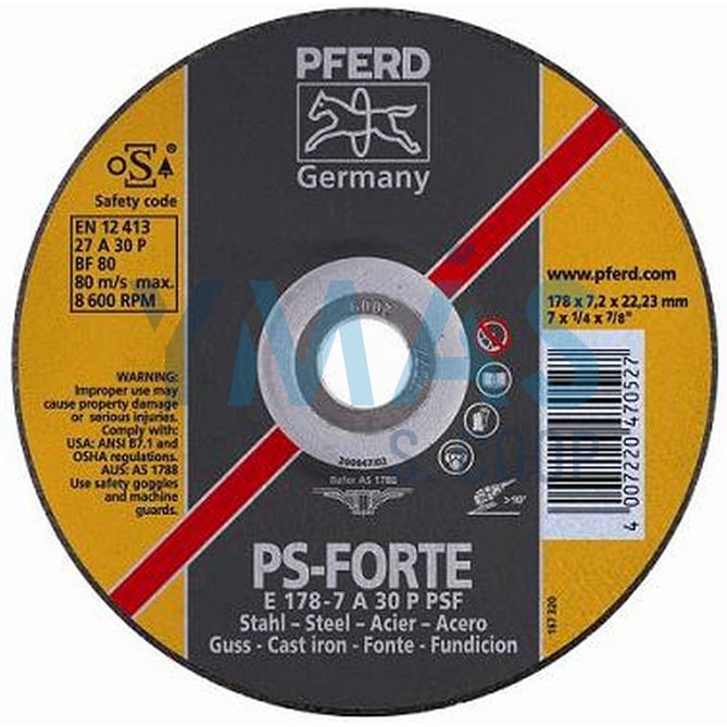 DISCO DESBASTE E125-7 A30 PPSF PFERD