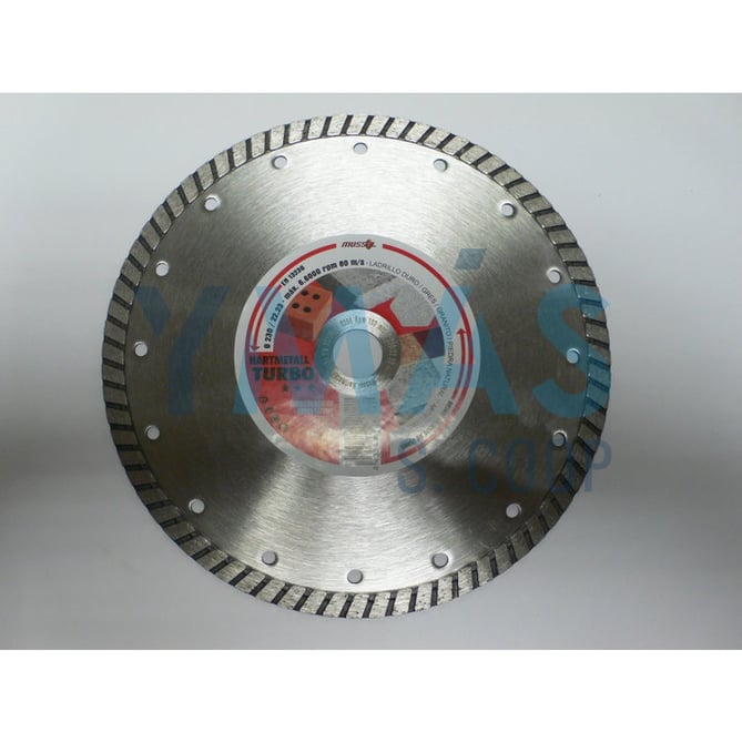 DISCO DIAMANTE 230MM HARTMETALL TURBO