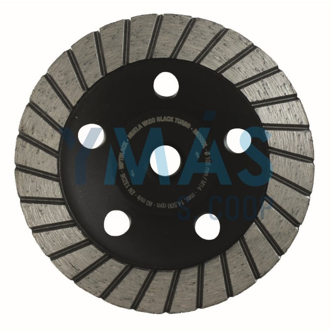MUELA VASO AMOLAR BLACK TURBO 105MM