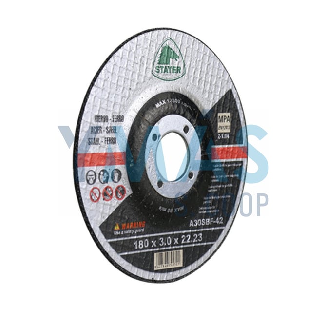 DISCO CORTE DE HIERRO 180X2,5X22