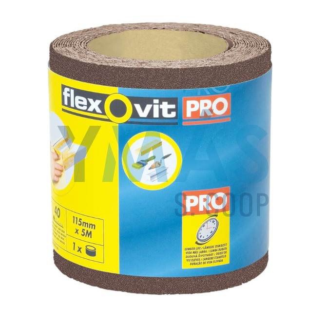 ROLLO LIJA ALTO RENDIMIENTO A203 80 115MM X 5M