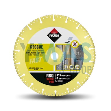 DISCO DIAMANTE MULTIMATERIALES RSQ 115MM