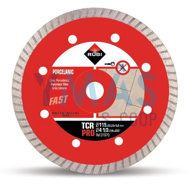 DISCO DIAMANTE PORCELANICO TURBO TCR 115 PRO