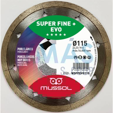 DISCO DIAMANTE 115MM PORCELANICO SUPER FINE+EVO