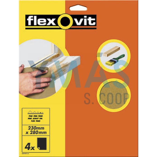 LIJA PAPEL SILEX 230X280 MEDIO (BL.4)