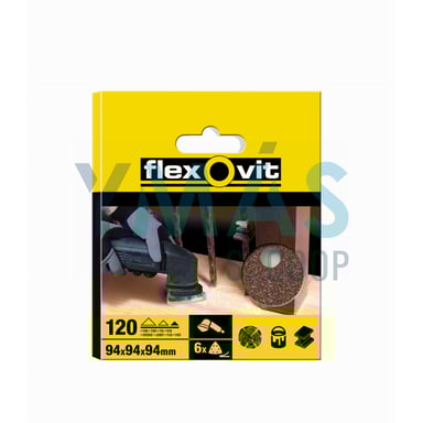 LIJA DELTA 94 C/VELCRO GR.80 (BL.6)