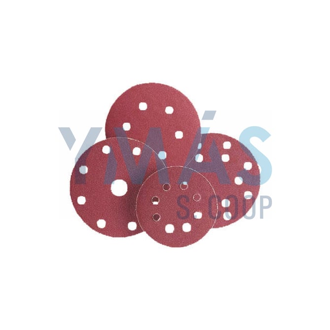 DISCO LIJA 115MM VELCRO 8 AGUJEROS GRANO 80