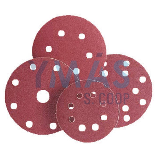 DISCO LIJA 125MM VELCRO 8 AGUJEROS GRANO 40