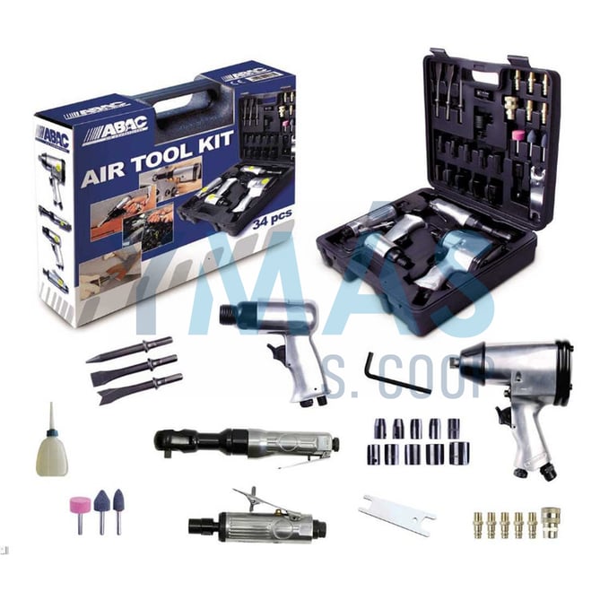 KIT NEUMATICO AIR TOOL 34 PIEZAS