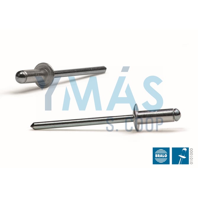 REMACHE ALUMINIO ESTANDAR C/ALOMADA 3.2X6MM C/50