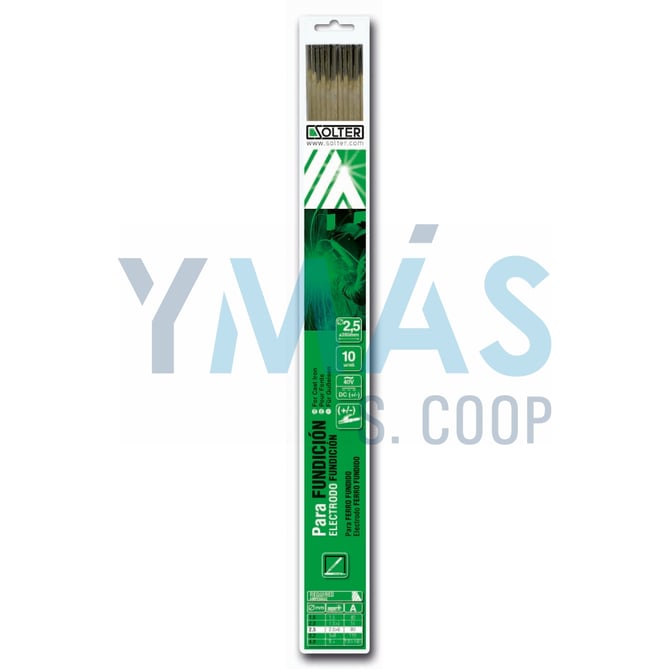 BLISTER ELECTRODOS FUNDICION 2.5MM 10 UNID