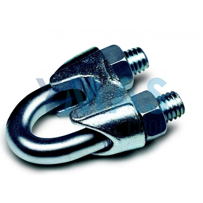 SUJETACABLE GALVANIZADO 1 22MM