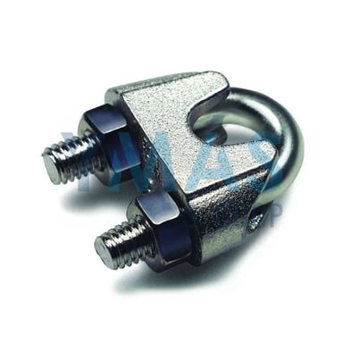 SUJETACABLE GALVANIZADO DIN 741 M 5 4 UNIDADES