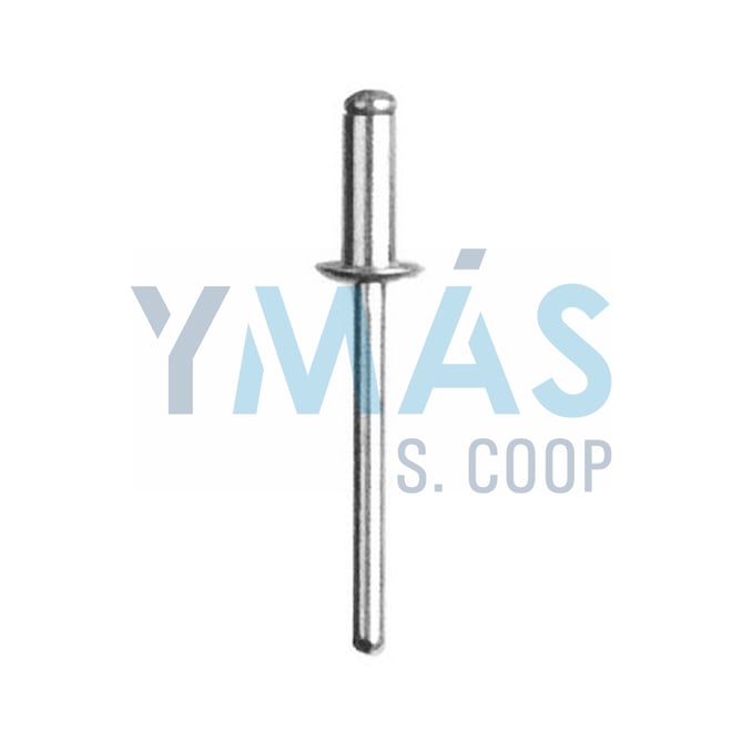 REMACHE ALUM. STAND. 4,0x12 BLANCO C/500