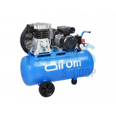 COMPRESOR MONOFASICO 50L 3HP 9BAR AIRUM