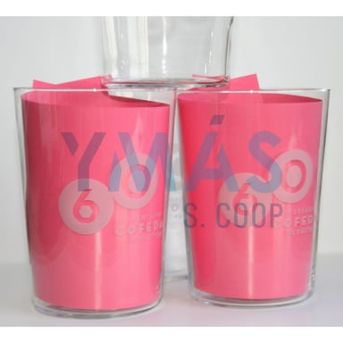 VASO SIDRA SELLA COFEDAS 60 ANIVERSARIO EN ACIDO