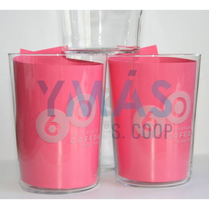 VASO SIDRA SELLA COFEDAS 60 ANIVERSARIO EN ACIDO