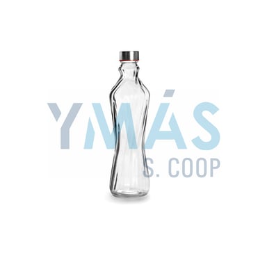 BOTELLA CRISTAL LAZO CON TAPON 1L