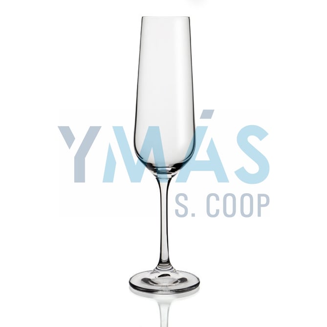 COPA FLAUTA BELIA BOHEMIA 20CL 6 UNIDADES