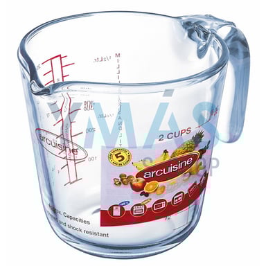 JARRA MEDIDORA VIDRIO OCUISINE 0.25L