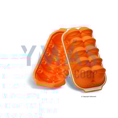 MOLDE SILICONA PLUM CAKE FLOR 300X145X80MM