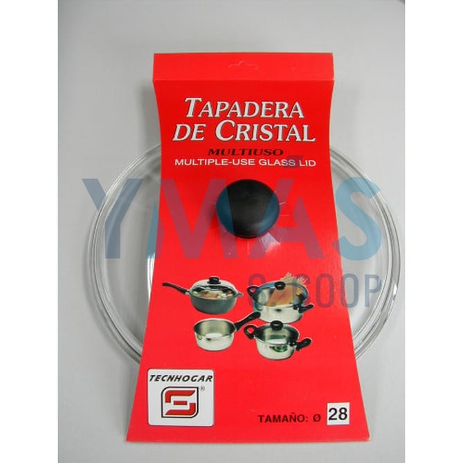 TAPA CRISTAL PYREX BAJA 28CM
