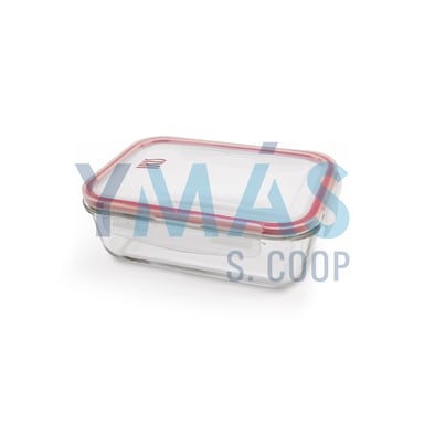 HERMETICO CRISTAL RECTANGULAR 1200ML