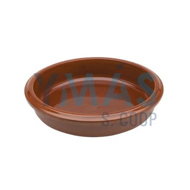 CAZUELA BARRO REDONDA 18CM