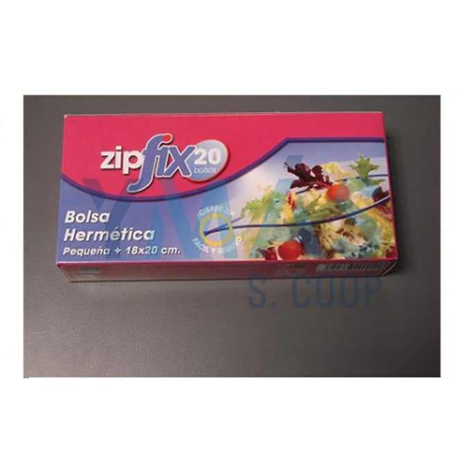 BOLSA CIERRE ZIP PEQUEÑA 18X20 20 UNIDADES