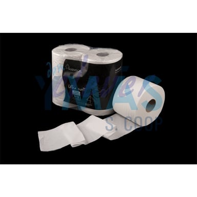 PAPEL HIGIENICO 2 CAPAS 4 ROLLOS SUPER COMPACT