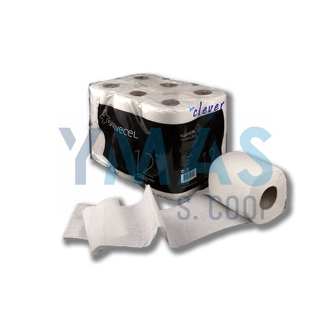PAPEL HIGIENICO 2 CAPAS GOFRADO 12 ROLLOS SUAVECEL