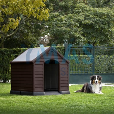 CASETA RESINA P/PERROS 95X99X99CM C/SUELO