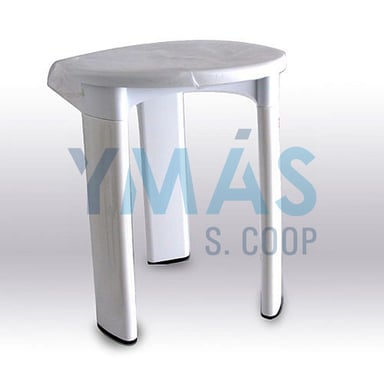 TABURETE BAÑO BLANCO TATAY