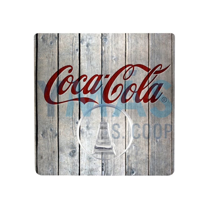 COLGADOR MURAL STATIC LOC COCA COLA WOOD