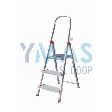 ESCALERA ALUMINIO NORMA 220 3 PELDAÑOS ANCHOS
