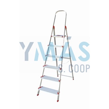 ESCALERA ALUMINIO NORMA 220 6 PELDAÑOS ANCHOS