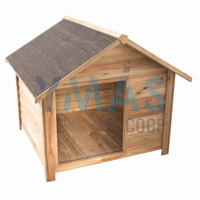 CASETA MADERA PARA PERROS WILLOW 114X101X106CM