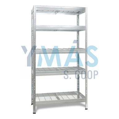 ESTANTERIA 5 ESTANTES METALICA WIRE 180X90x45 CM