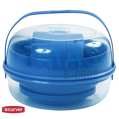 SET CAMPING 33 PIEZAS AZUL