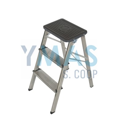 TABURETE ESCALERA 3 PELDAÑOS ALUMINIO